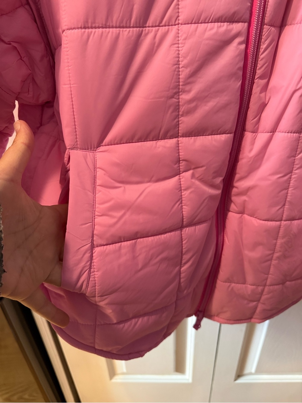 Women's Oversized Quilted Puffer
Jacket - JoyLab Size Small Pink - Picture 8 of 15